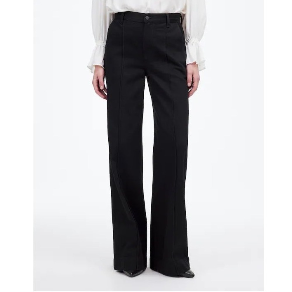 Madewell Superwide-Leg Jeans Black Size 27